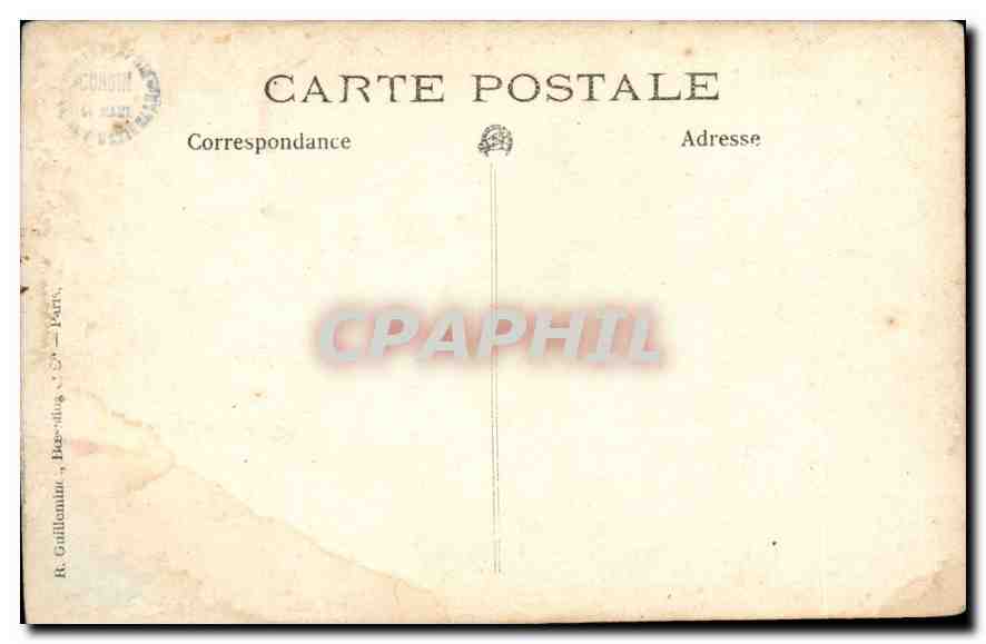 CARTE PHOTO Femme — Verso