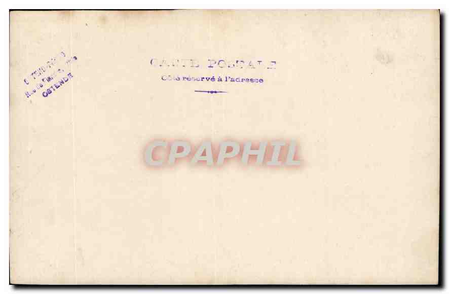 CARTE PHOTO Femmes Enfants — Verso