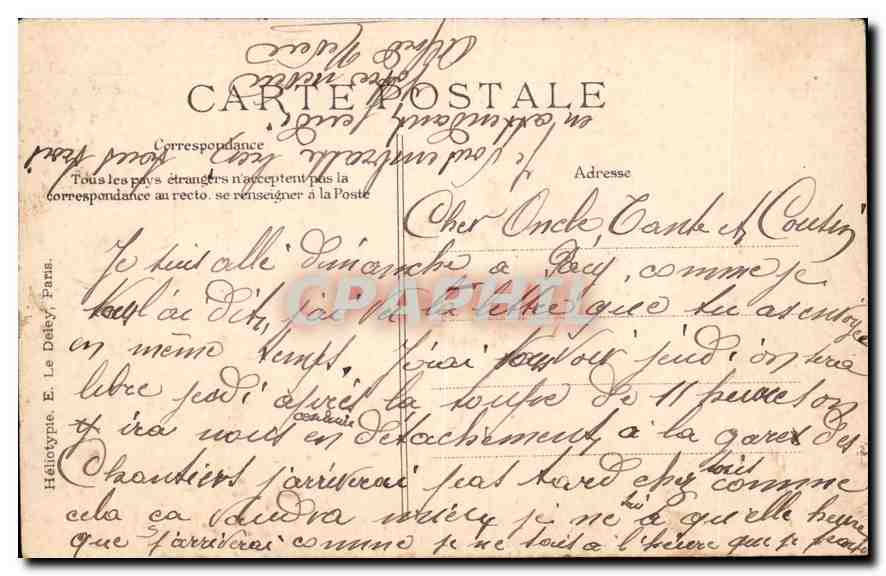CPA Versailles Musee des voitures au Grand Trianon Voiture du Sacre de Charles X  — Rückseite