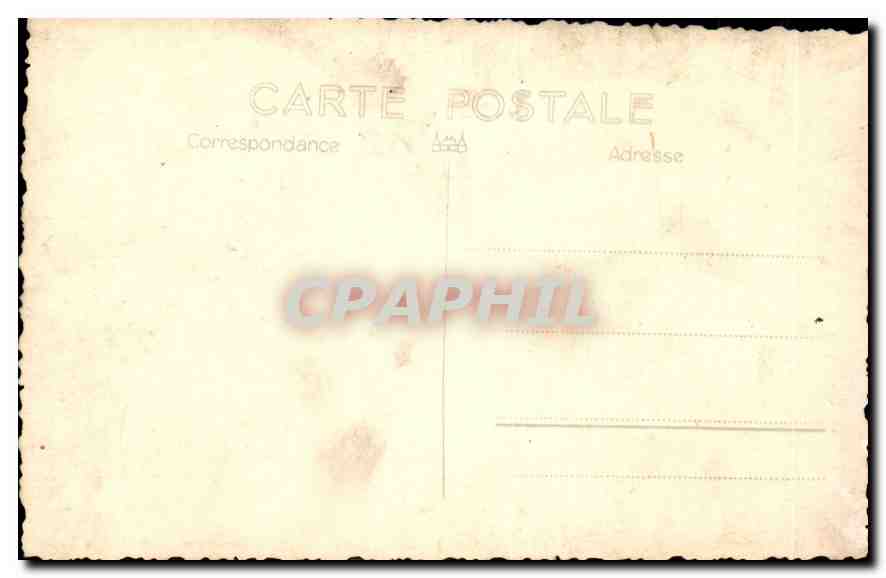 CARTE PHOTO Femme Mariage — Back