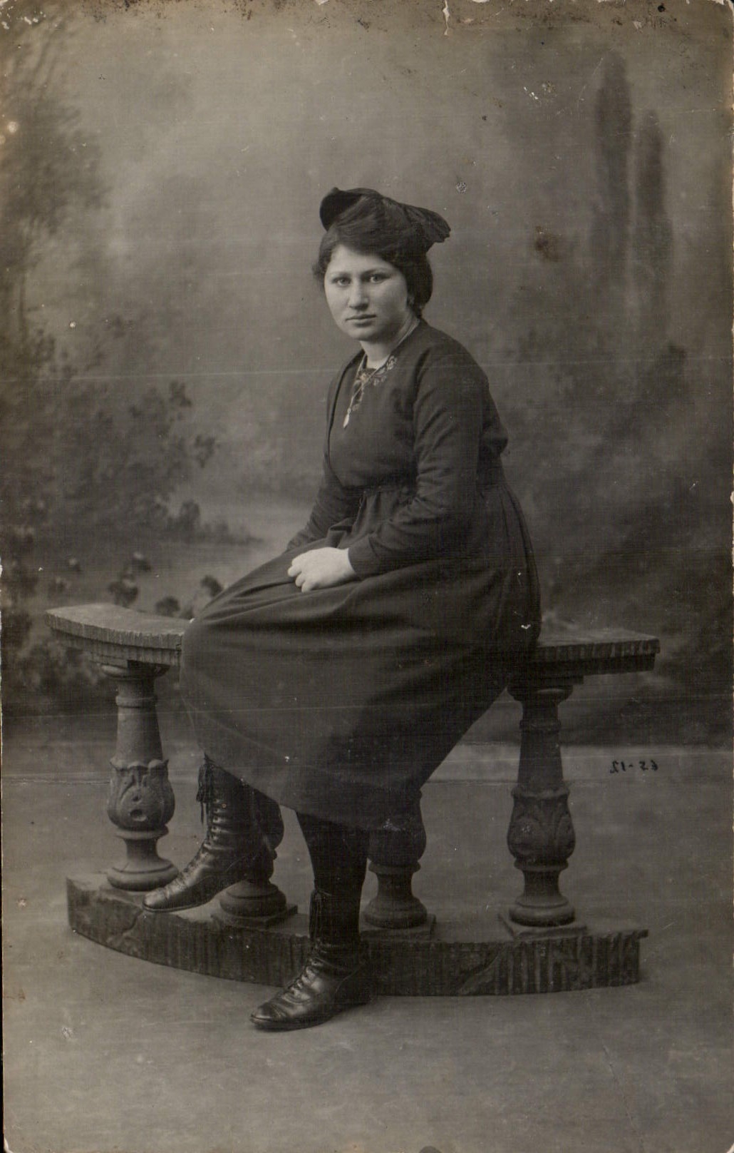 CARTE PHOTO Femme