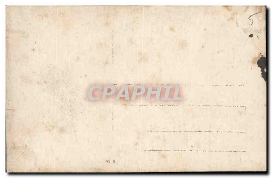 CARTE PHOTO Femme — Verso