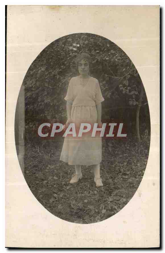 CARTE PHOTO Femme