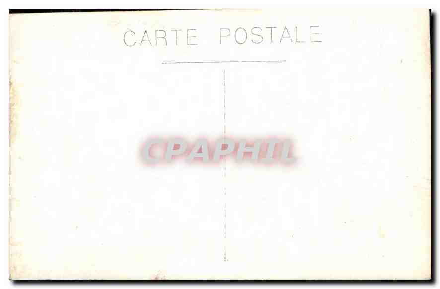CARTE PHOTO Femme — Verso