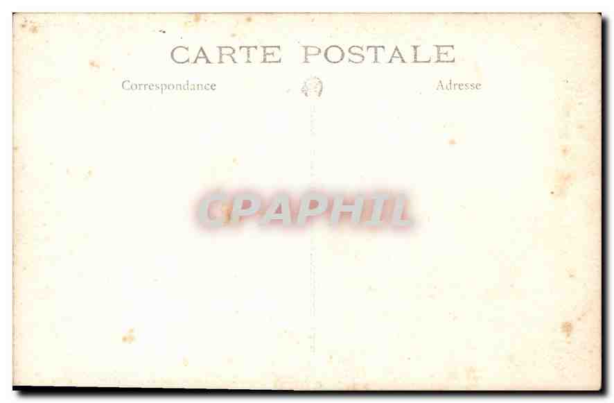 CARTE PHOTO Homme — Verso