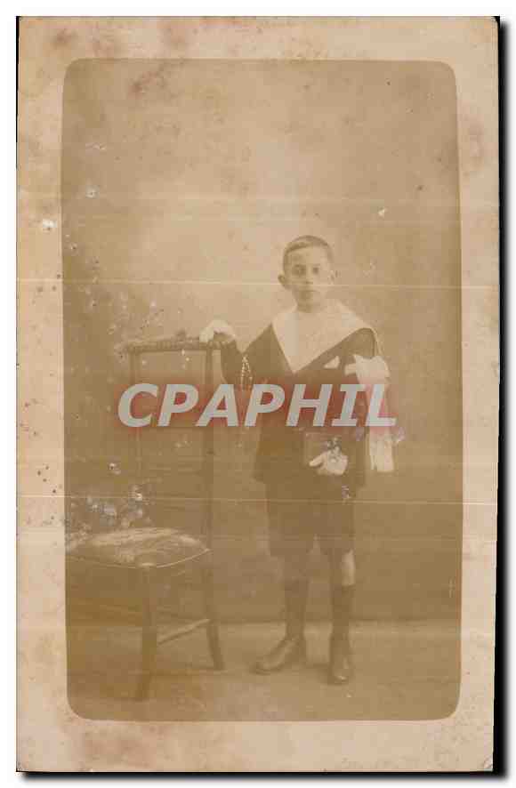 CARTE PHOTO Enfant Communiant