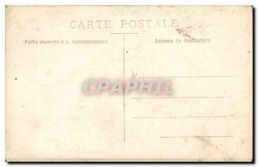 CARTE PHOTO Enfants Femme — Verso