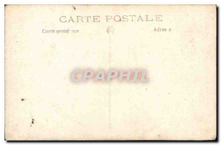 CARTE PHOTO Femme — Verso