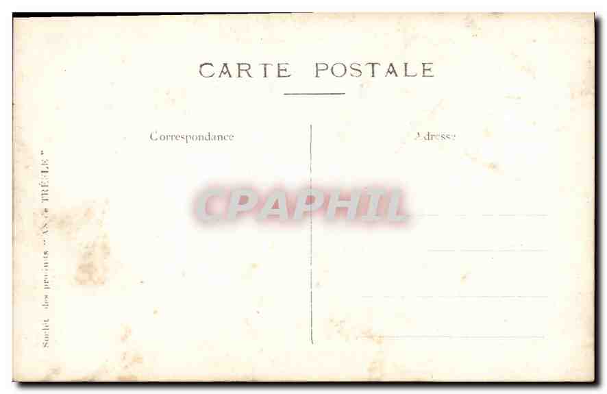 CARTE PHOTO Enfants — Verso