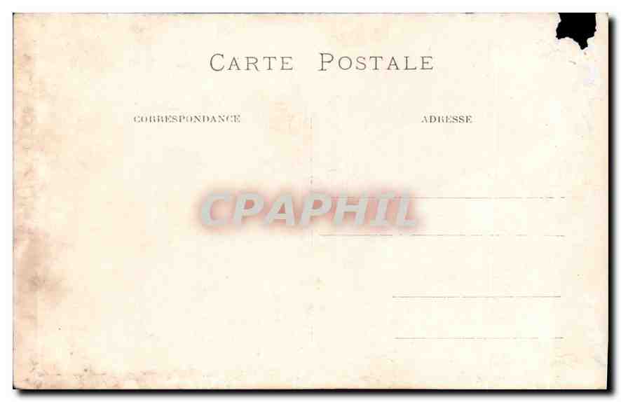 CARTE PHOTO Femme Magasin Faience — Rückseite