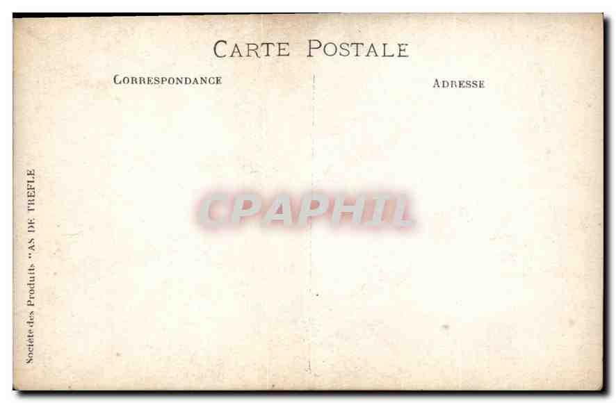 CARTE PHOTO Homme — Verso