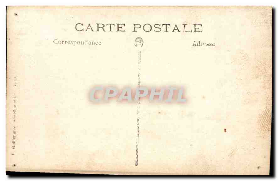 Portrait d'homme en costume — studio — P. Guillaume, n° 107 — Rückseite