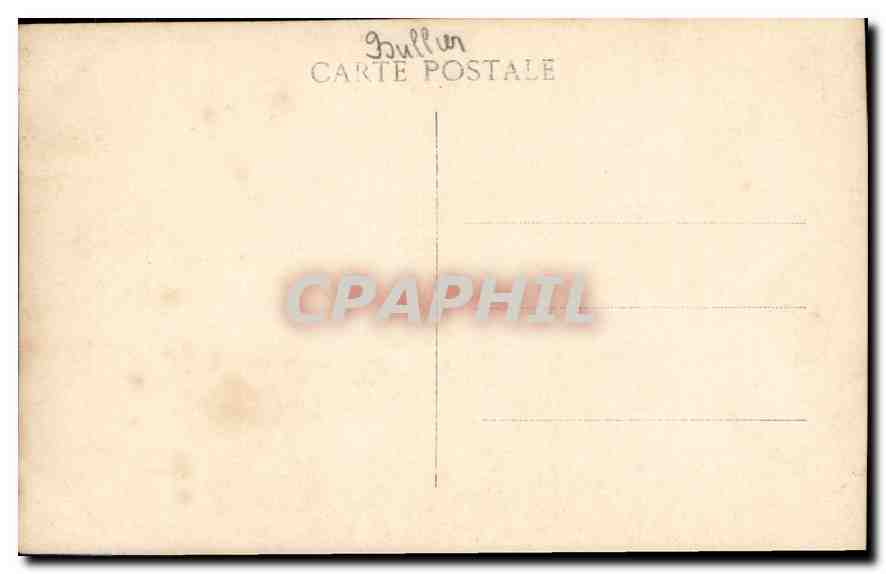 CARTE PHOTO Homme — Verso
