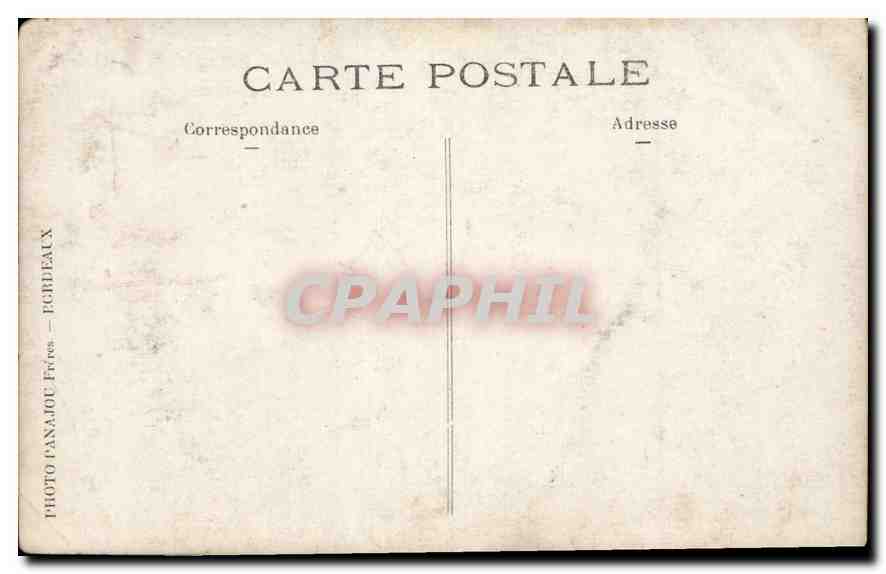 CARTE PHOTO Femme — Rückseite