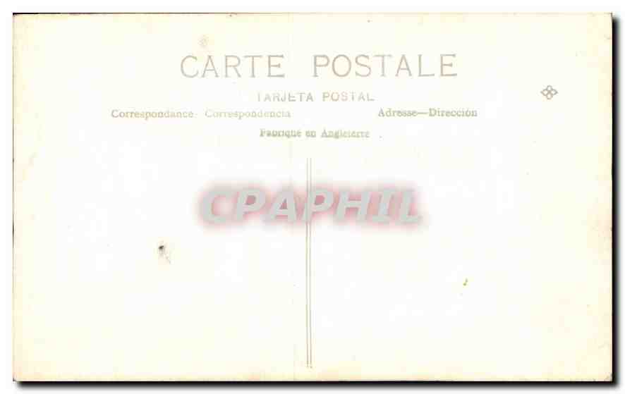 CARTE PHOTO Femme — Verso
