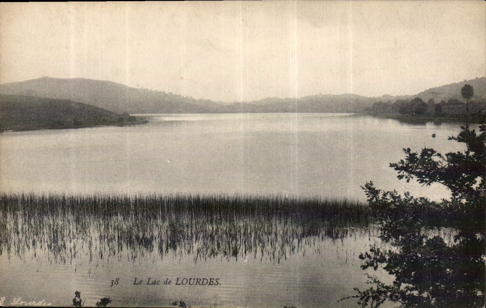 CPA Le lac de Lourdes 