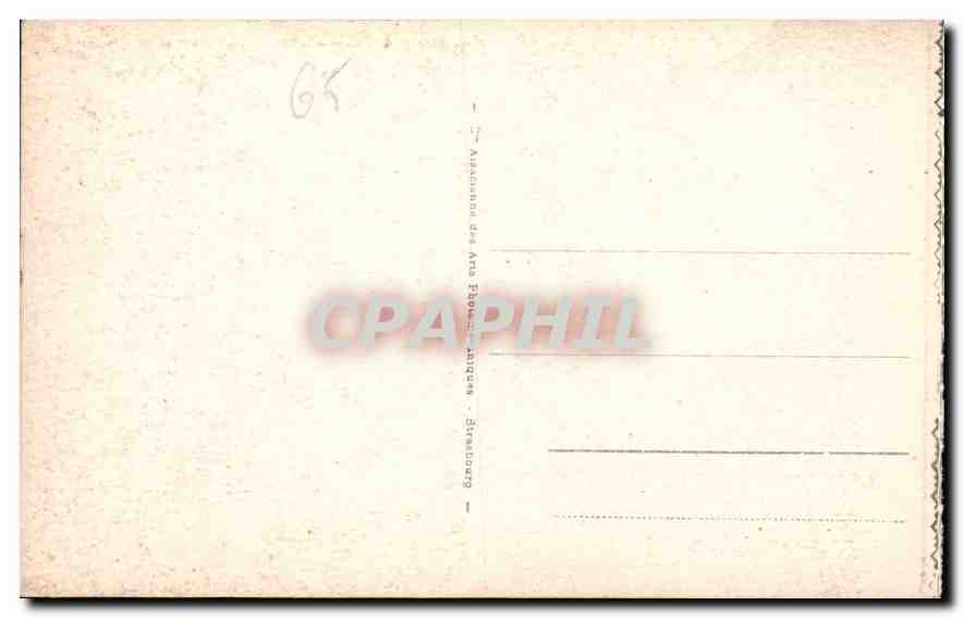 CPA Gavarnie le Gave et le Cirque  — Verso