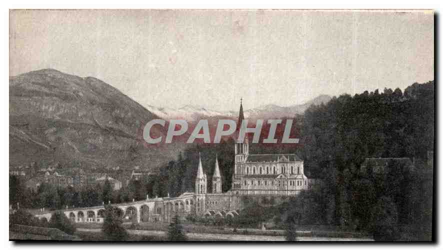 CPA Lourdes la Basilique 