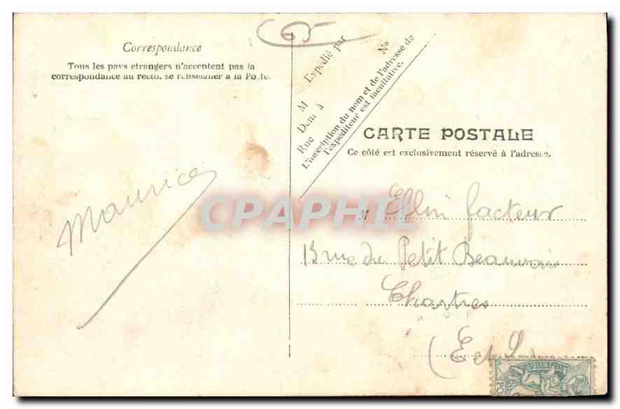 CPA Lourdes La Rosaire et la Basilique  — Rückseite
