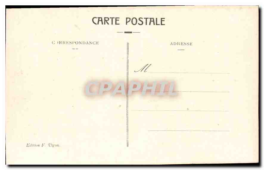 CPA Lourdes Deuxieme Station du Calvaire  — Verso