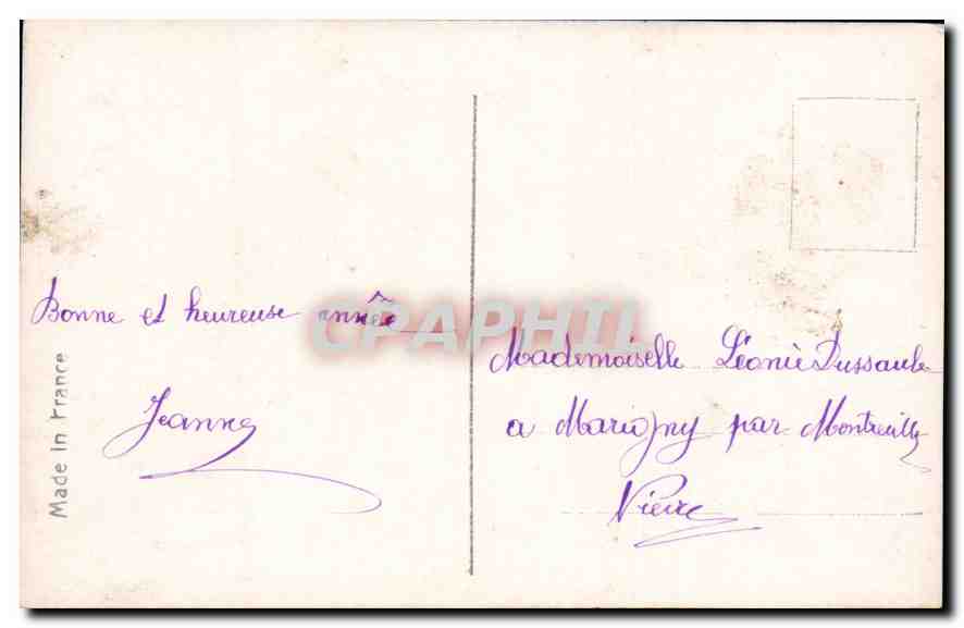 CPA Bonne Annee Enfants — Rückseite