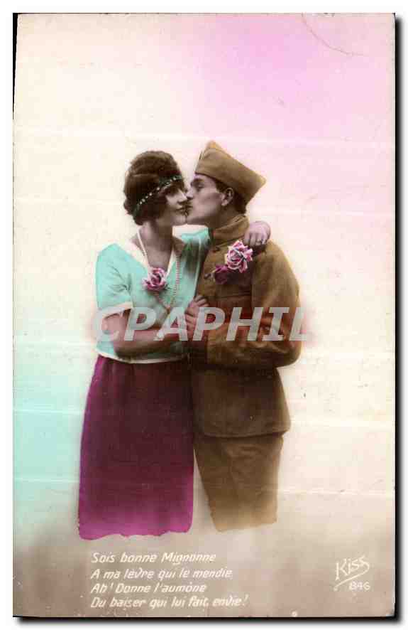 CPA Femme Soldat Militaria