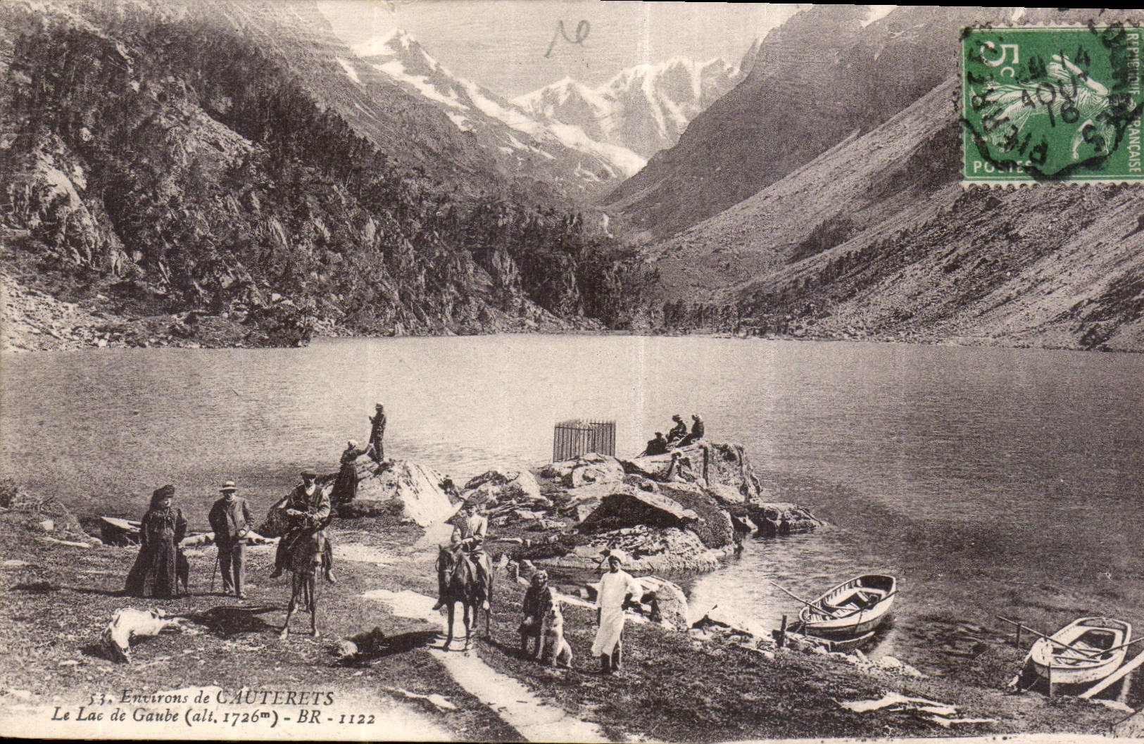 CPA Environs de Cauterets Le Lac de Gaube 