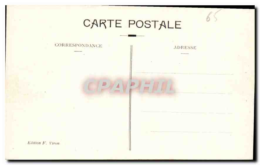 CPA Lourdes Premiere Station du Calvaire  — Verso
