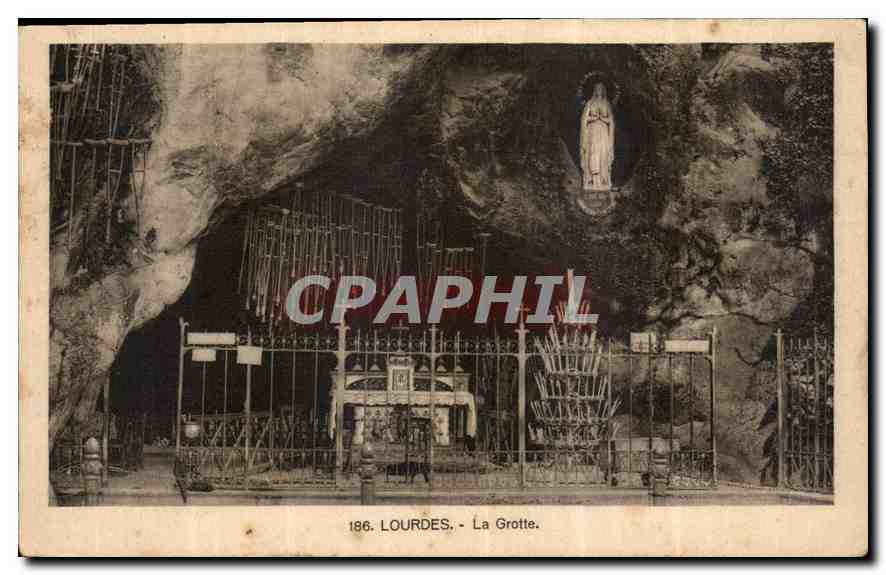 CPA Lourdes La Grotte 