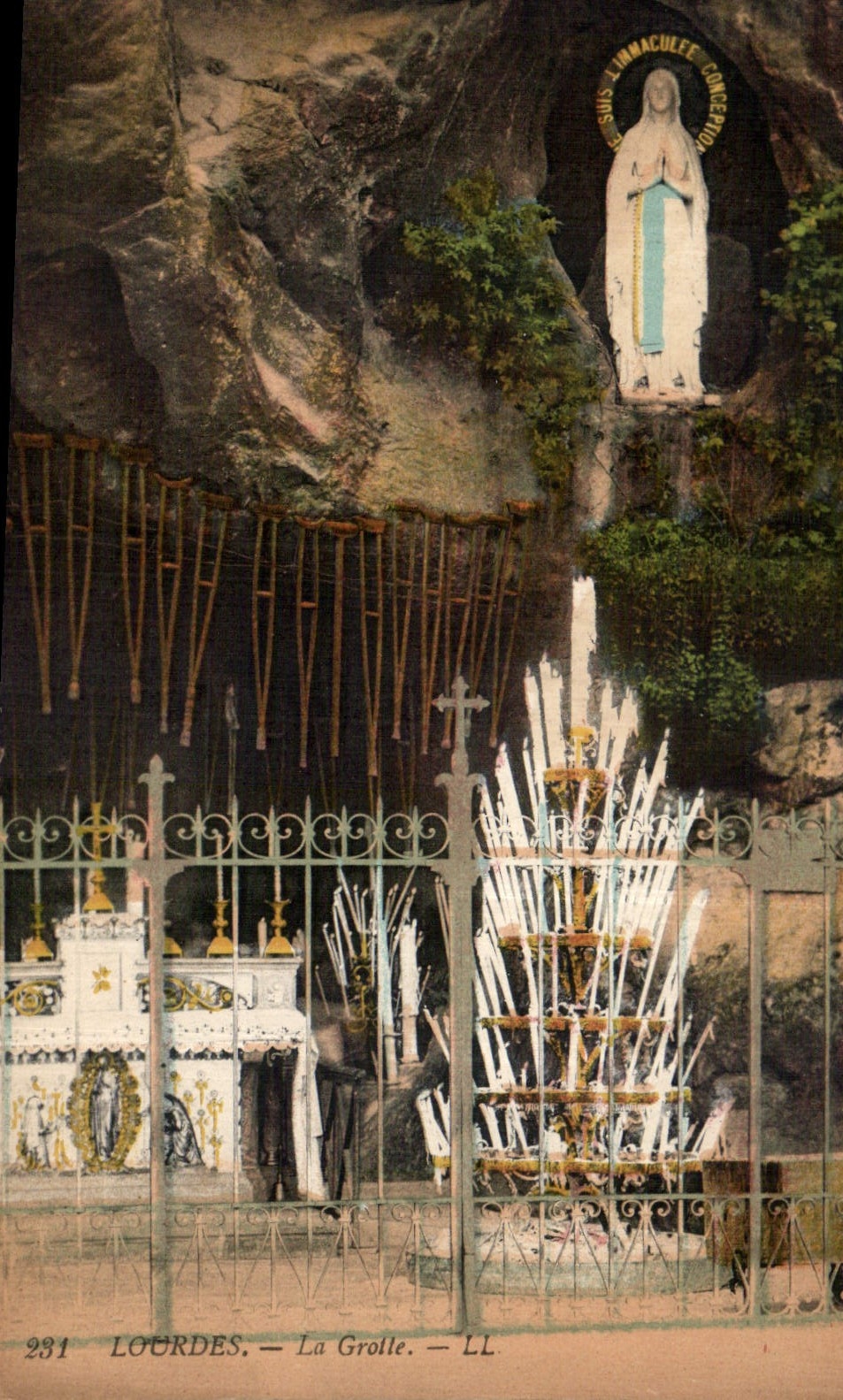 CPA Lourdes La Grotte 