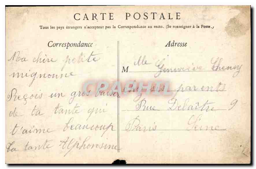 CPA Lourdes Moulin ou est nee Bernadette  — Verso