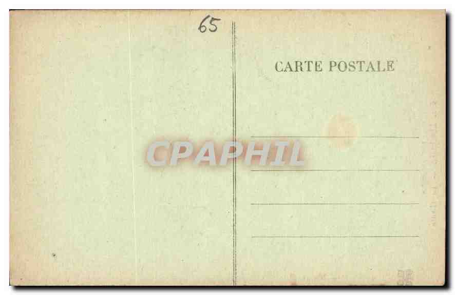 CPA Les Pyrenees Lourdes La Grotte  — Verso