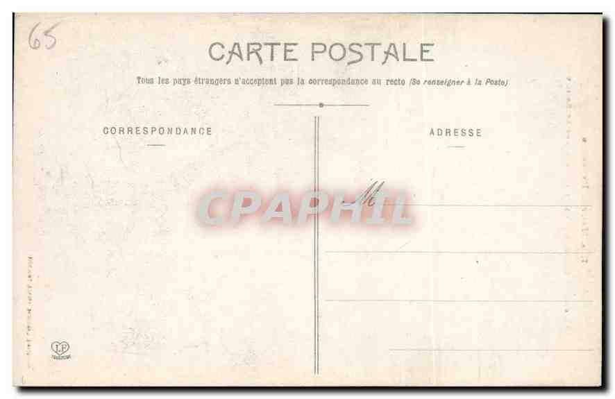 CPA Les Hautes Pyrenees Lourdes Croix des Bretons et Basilique  — Verso