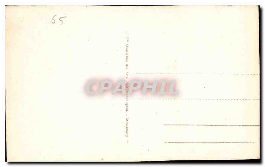 CPA Lourdes La Basilique et les Pyrenees  — Verso