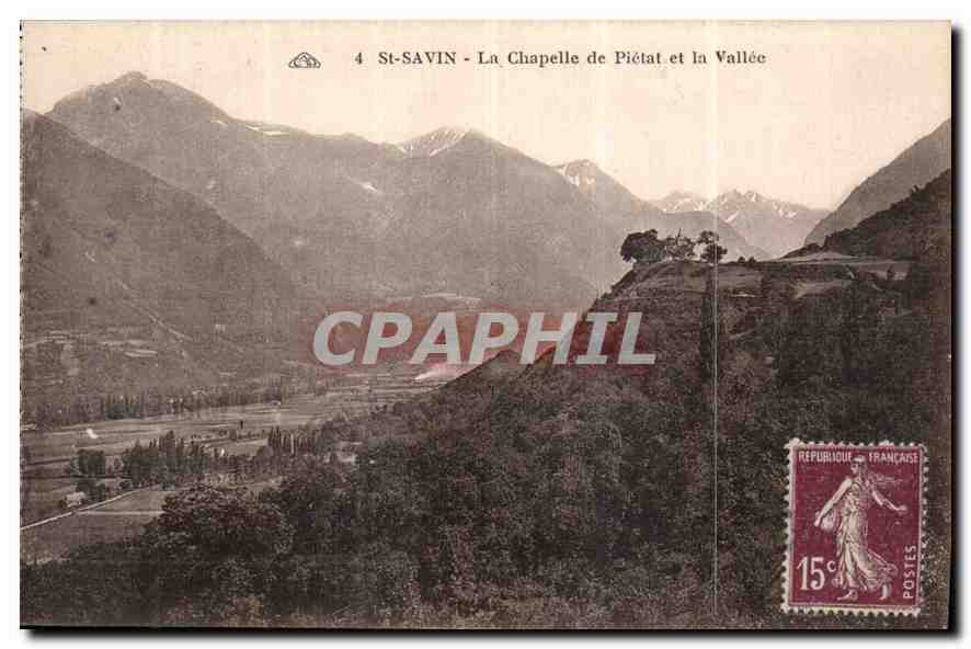 St-Savin - La Chapelle de Piétat et la Vallée — éditeur inconnu, n°4
