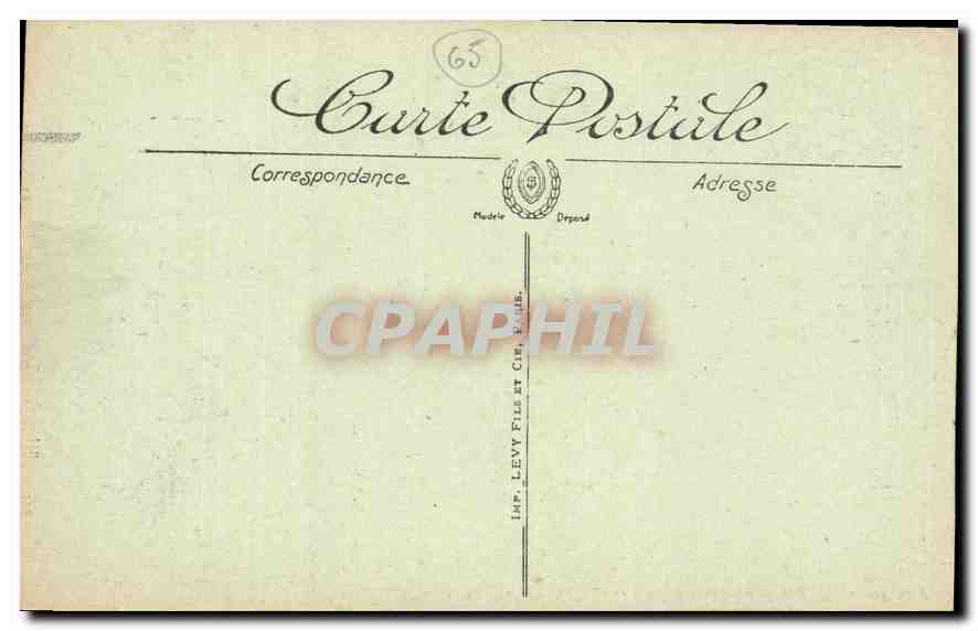 CPA Pierrefitte a Luz Prise d'eau de Souloun  — Verso