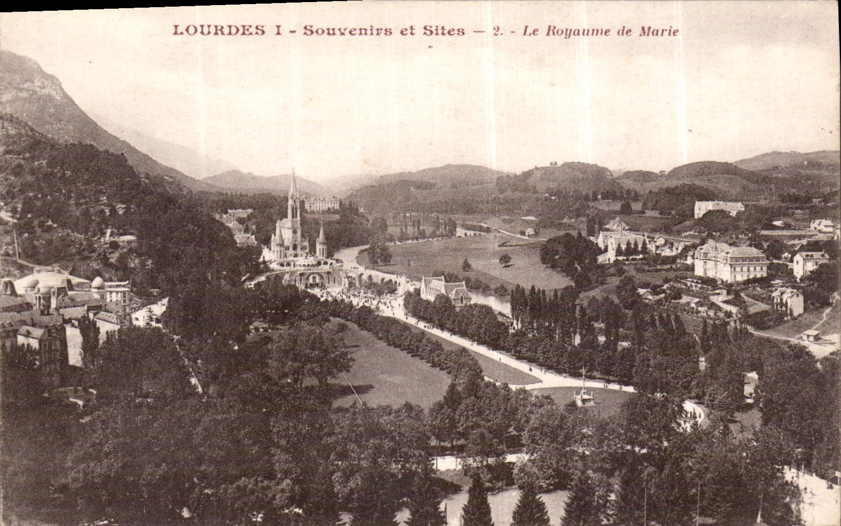 CPA Lourdes Souvenirs et Sites le Royaume de Marie 