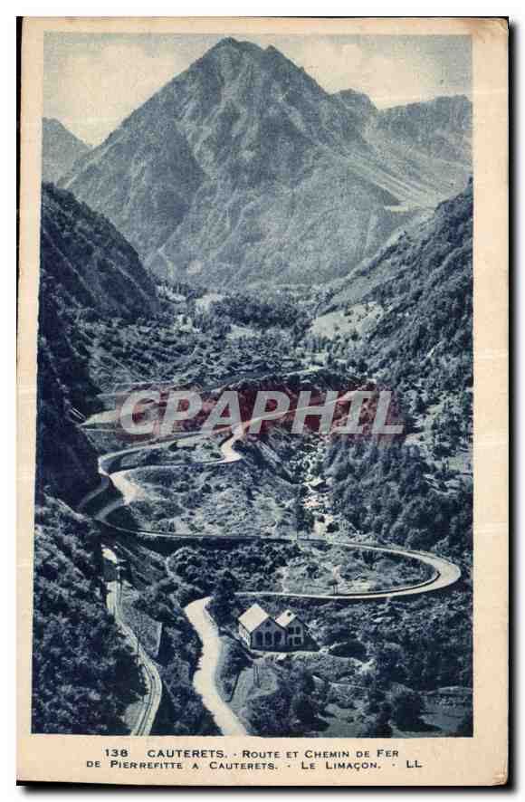 Cauterets - Route et Chemin de Fer de Pierrefitte à Cauterets - Le Limacon - LL