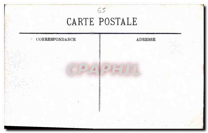 CPA Lourdes Benadette Soubirous — Rückseite
