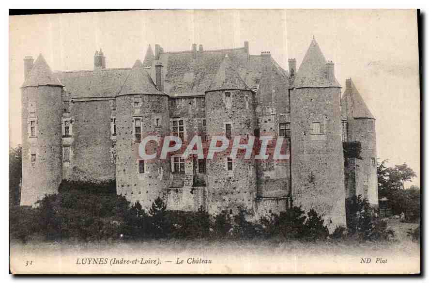 CPA Luynes Indre et Loire le chateau 