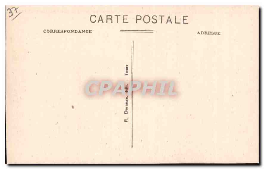 CPA Langeais I et L le Chateau mon hist XV siecle construit par ordre de Louis XI on y celebra en 14 — Verso