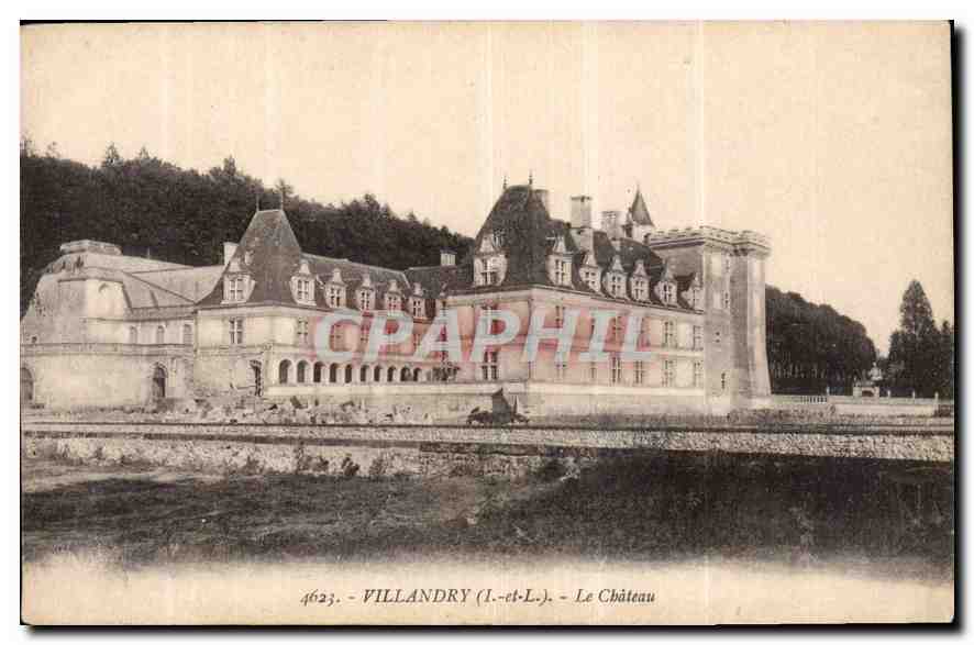 CPA Villandry I et L le Chateau 