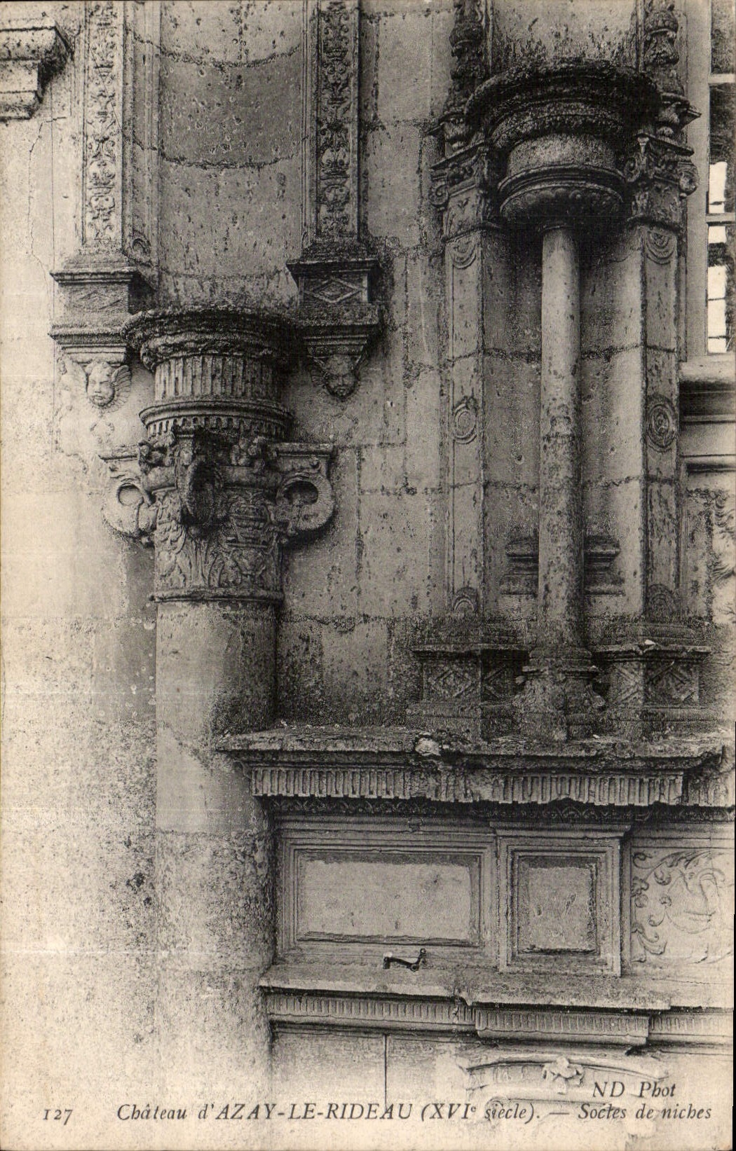CPA Chateau d'Azay le Rideau XVI siecle 