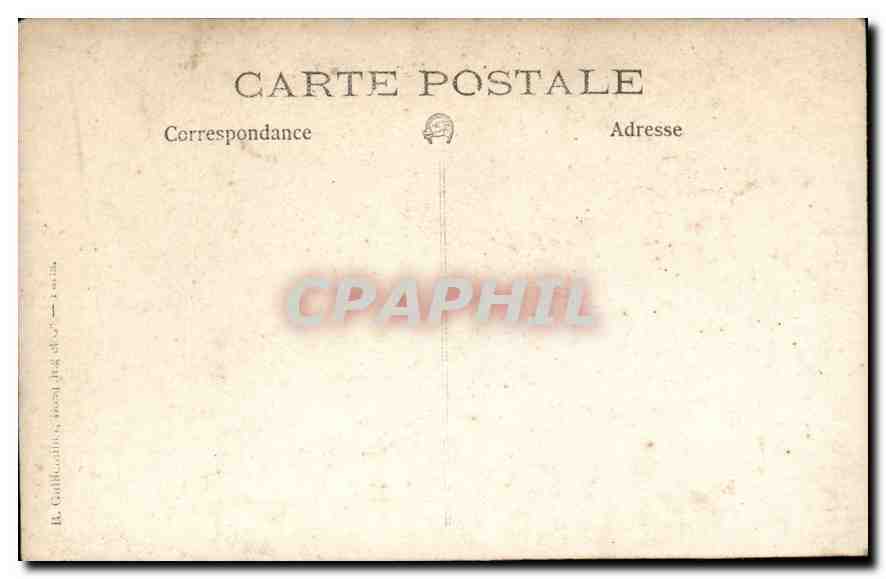 CARTE PHOTO Homme — Rückseite