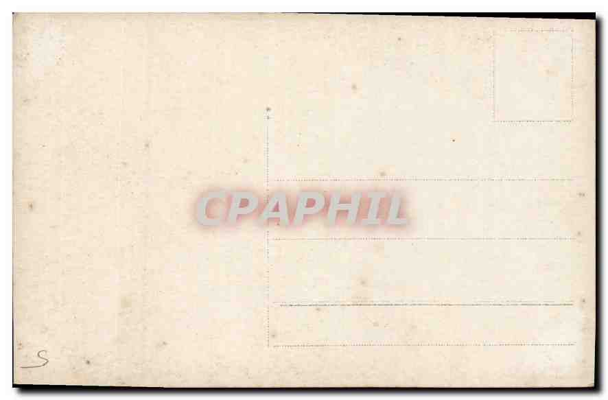 CARTE PHOTO Enfant Communiante — Verso