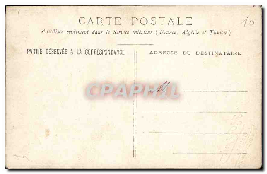 CARTE PHOTO Femmes — Verso