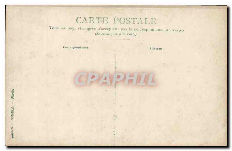CARTE PHOTO Femmes — Verso