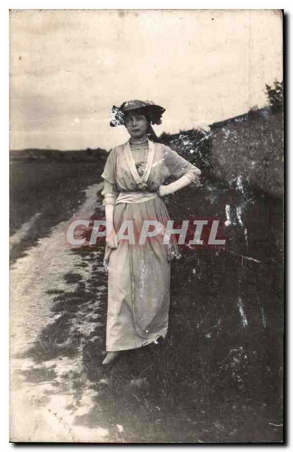 CARTE PHOTO Femme