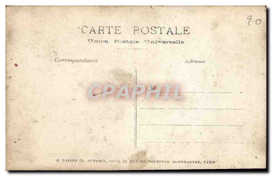 CARTE PHOTO Enfant — Rückseite