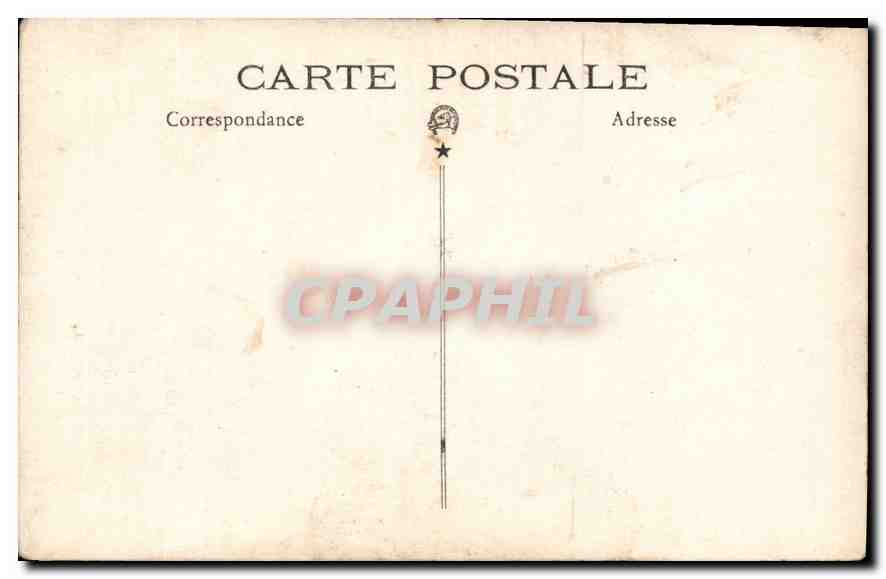 CARTE PHOTO Femme — Verso
